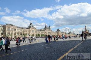  Red Square is located in the heart of Moscow. 