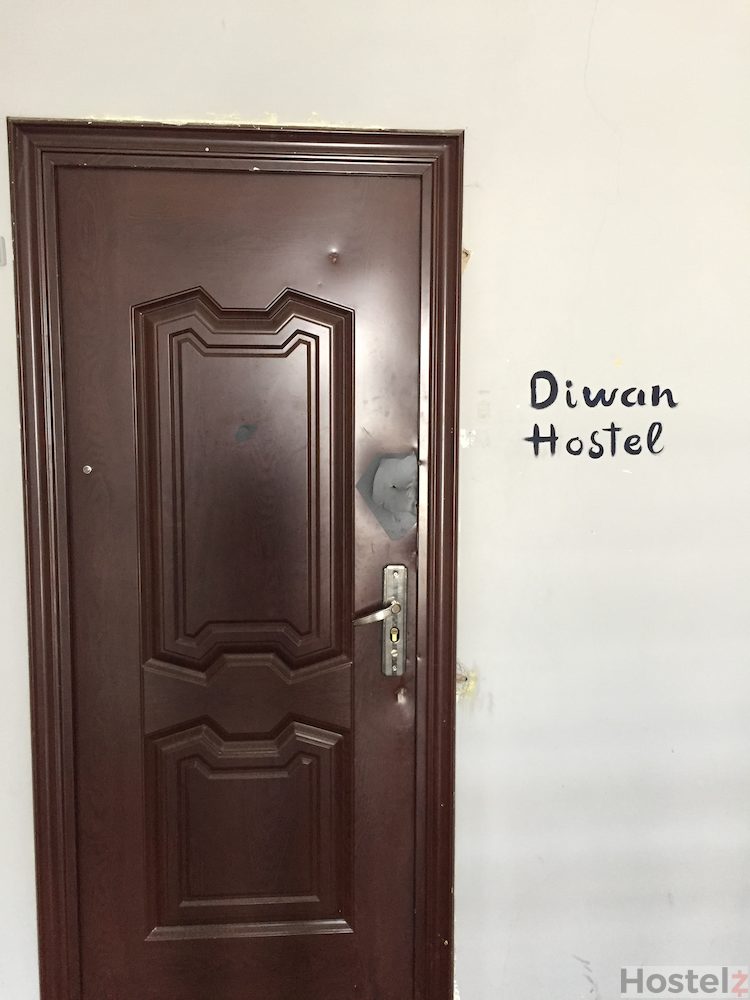 First door to the hostel
