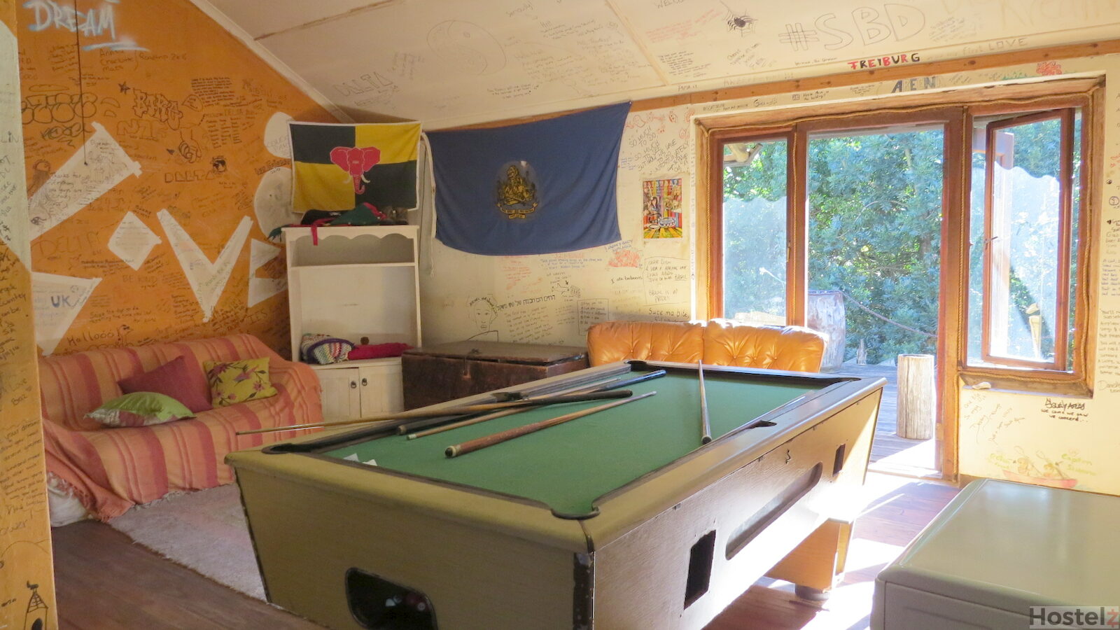 Upstairs Sitting Room and Pool Table