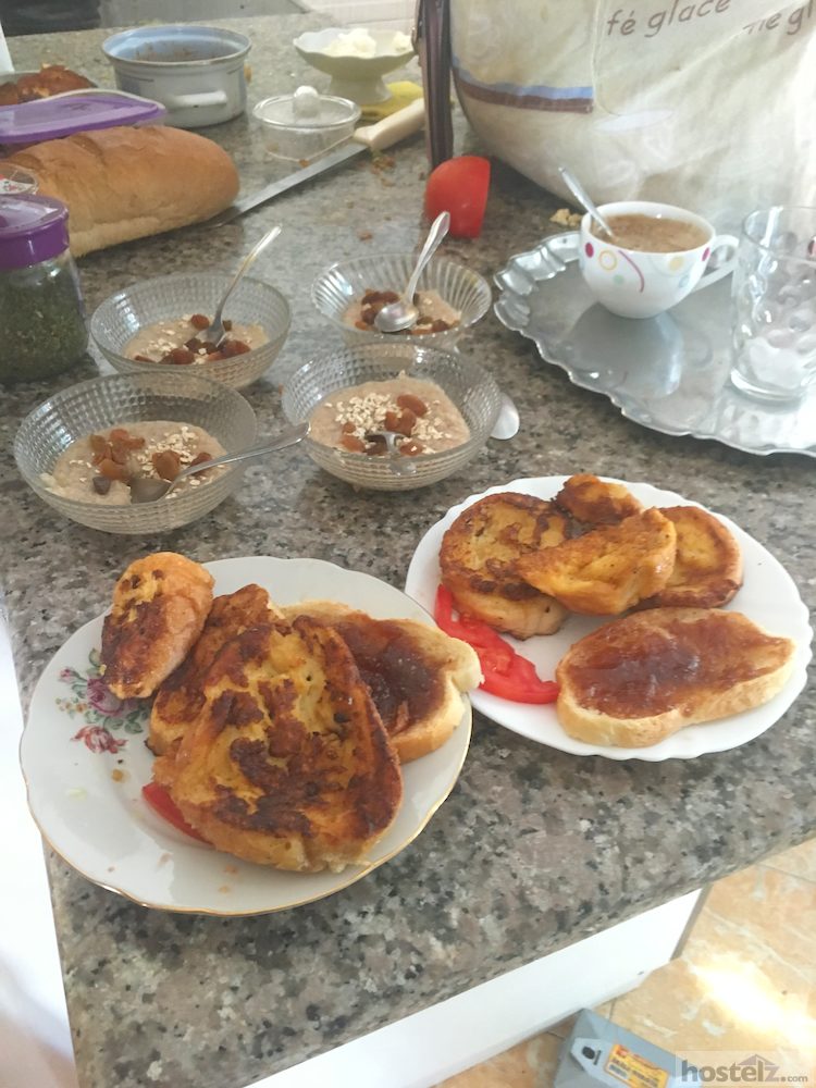 Prepared Breakfast each morning