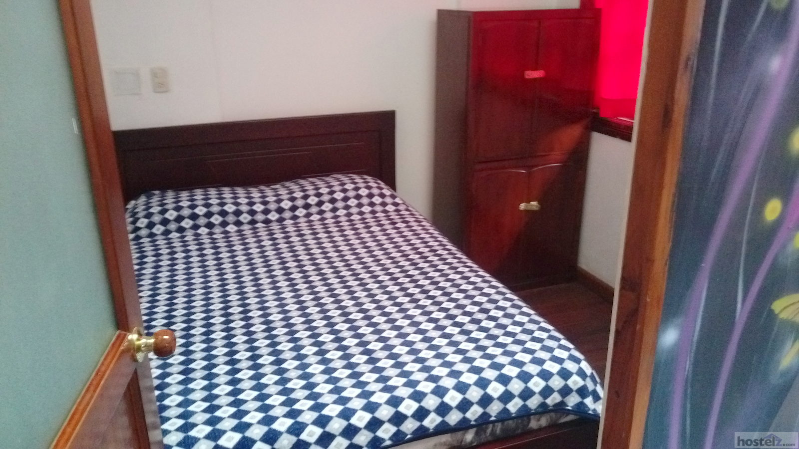 A double private room in Anicha Hostel.