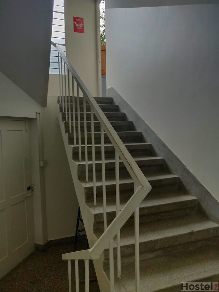 Stairs to dorm