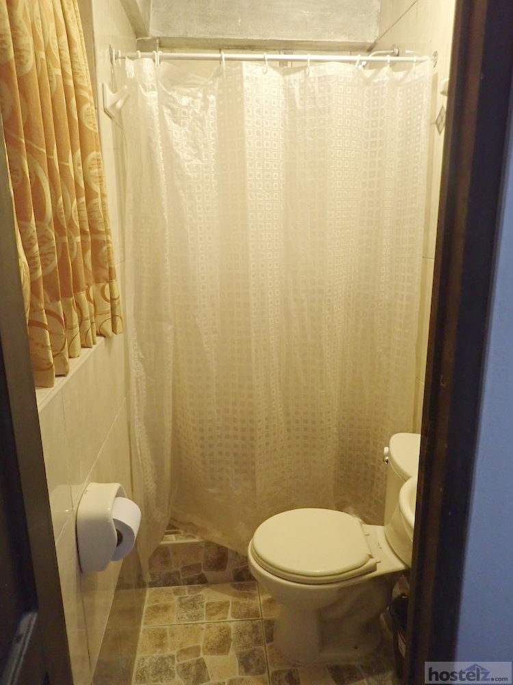 Shared bathroom in dorm room