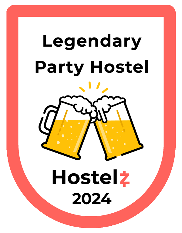 Party Hostels Award Badge