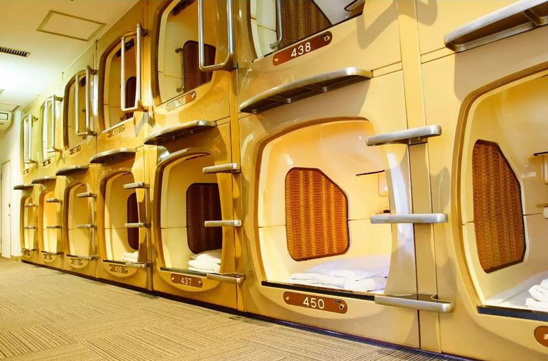Capsule Hotels Hostels
