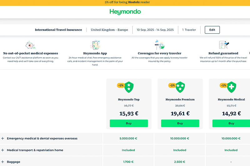 Discount heymondo travel insurance Discount heymondo travel insurance