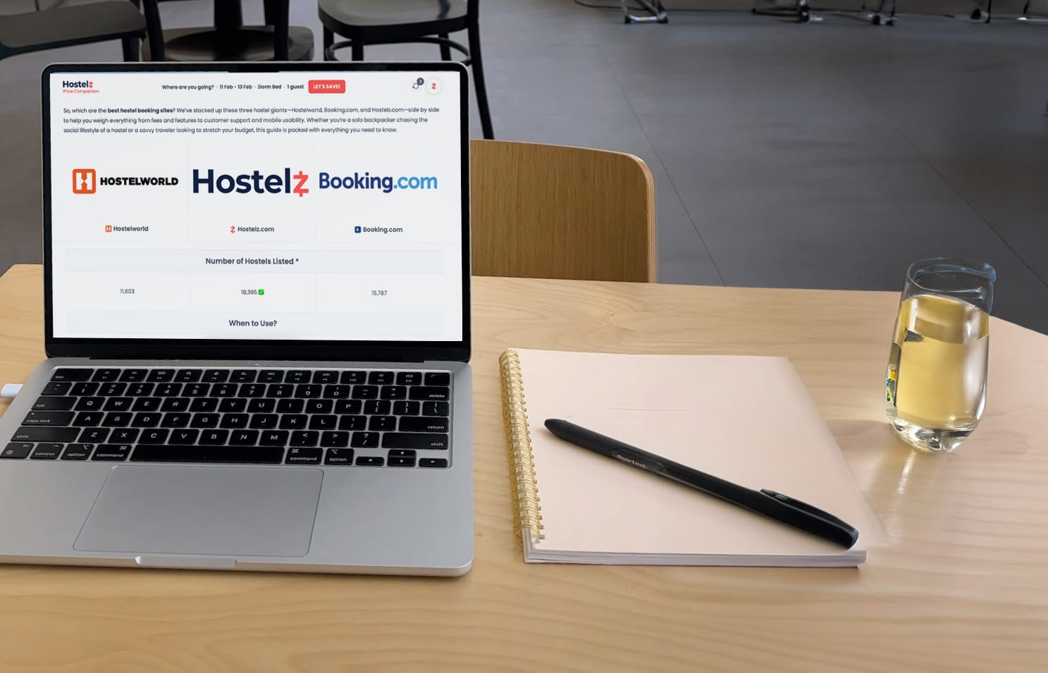 compare hostel websites study