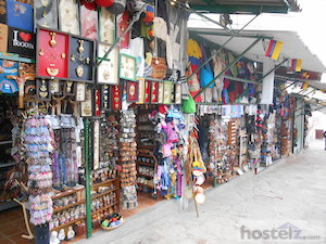  Street market on Montserrat mountain, Bogota. 
