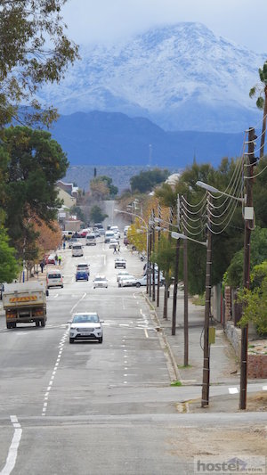  View to the mountains from Adderley Street 