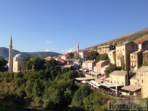  Vista de Mostar desde Stari Most 
