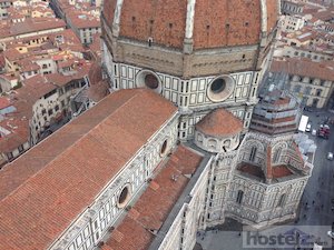  The Duomo Cathedral, as seen from the top of the Bell Tower. 
