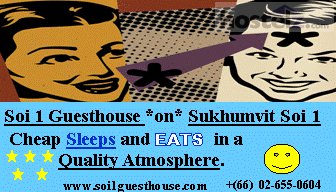 Soi 1 Guesthouse - Backpackers Hostel, Bangkok