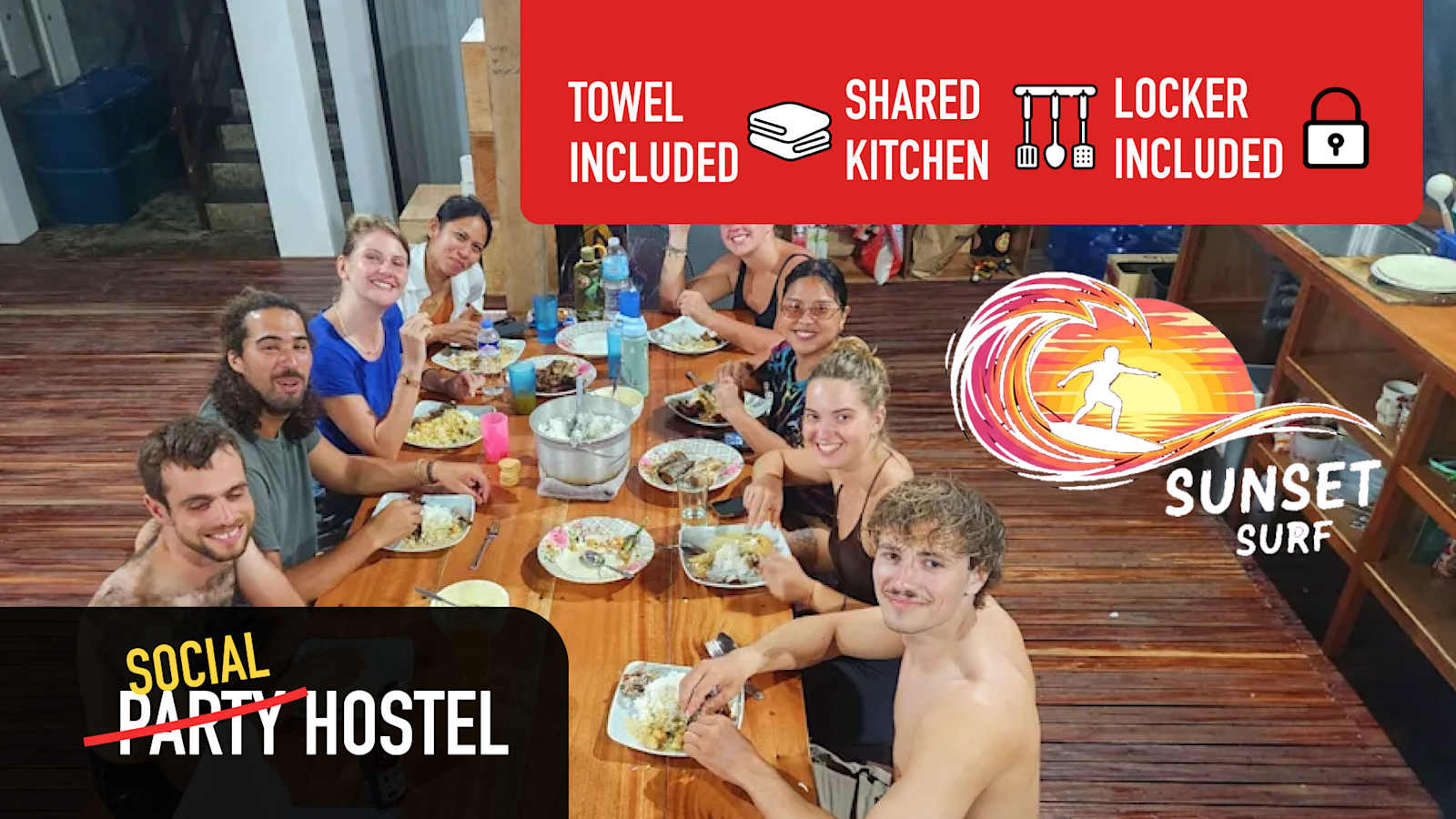 Sunset Surf Hostel, Siargao