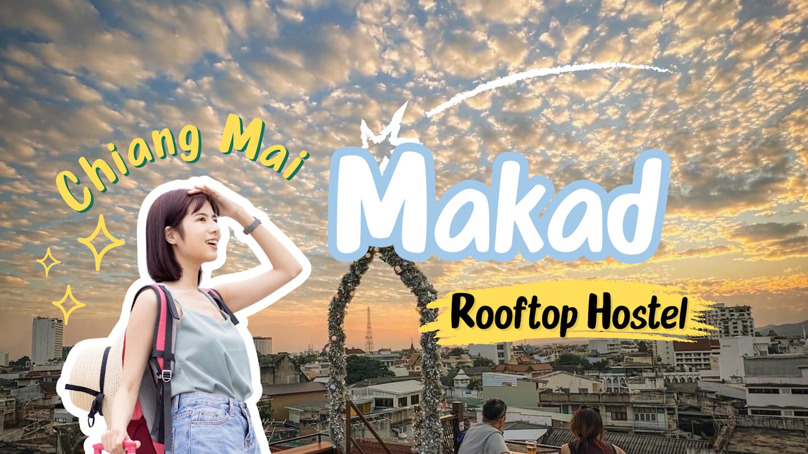 Makad Rooftop Hostel, Chiang Mai