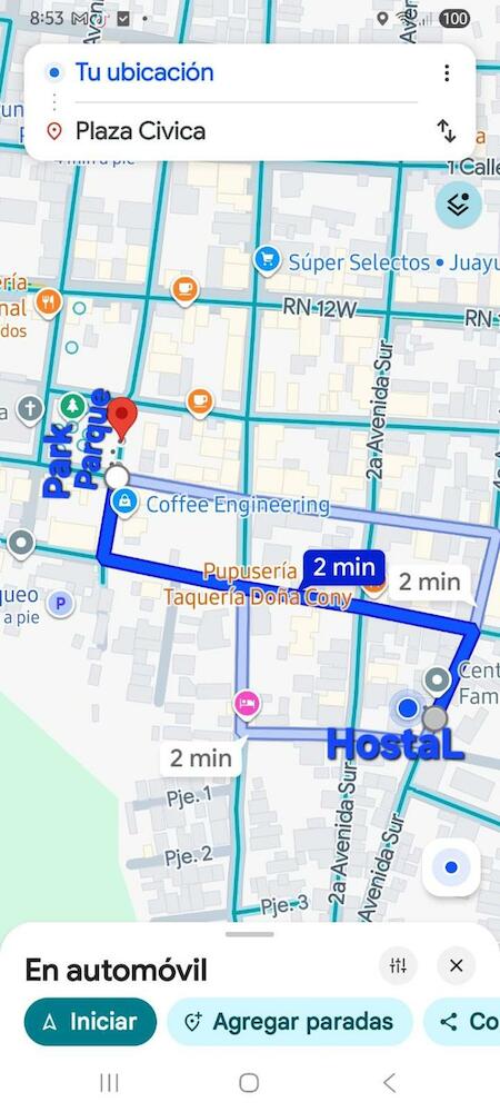 El Pacifico Hostel, Juayúa