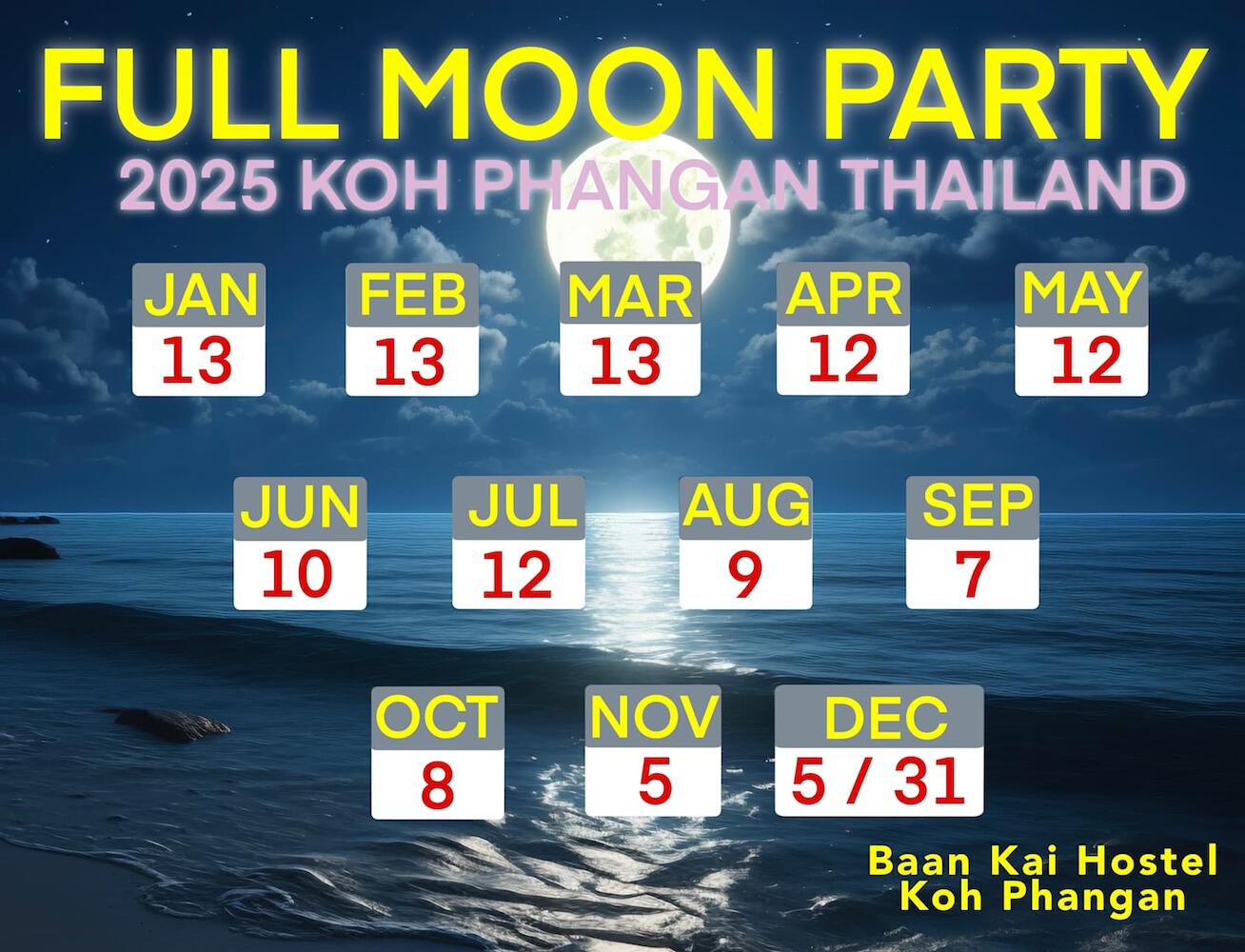 Baan Kai Hostel, Koh Phangan