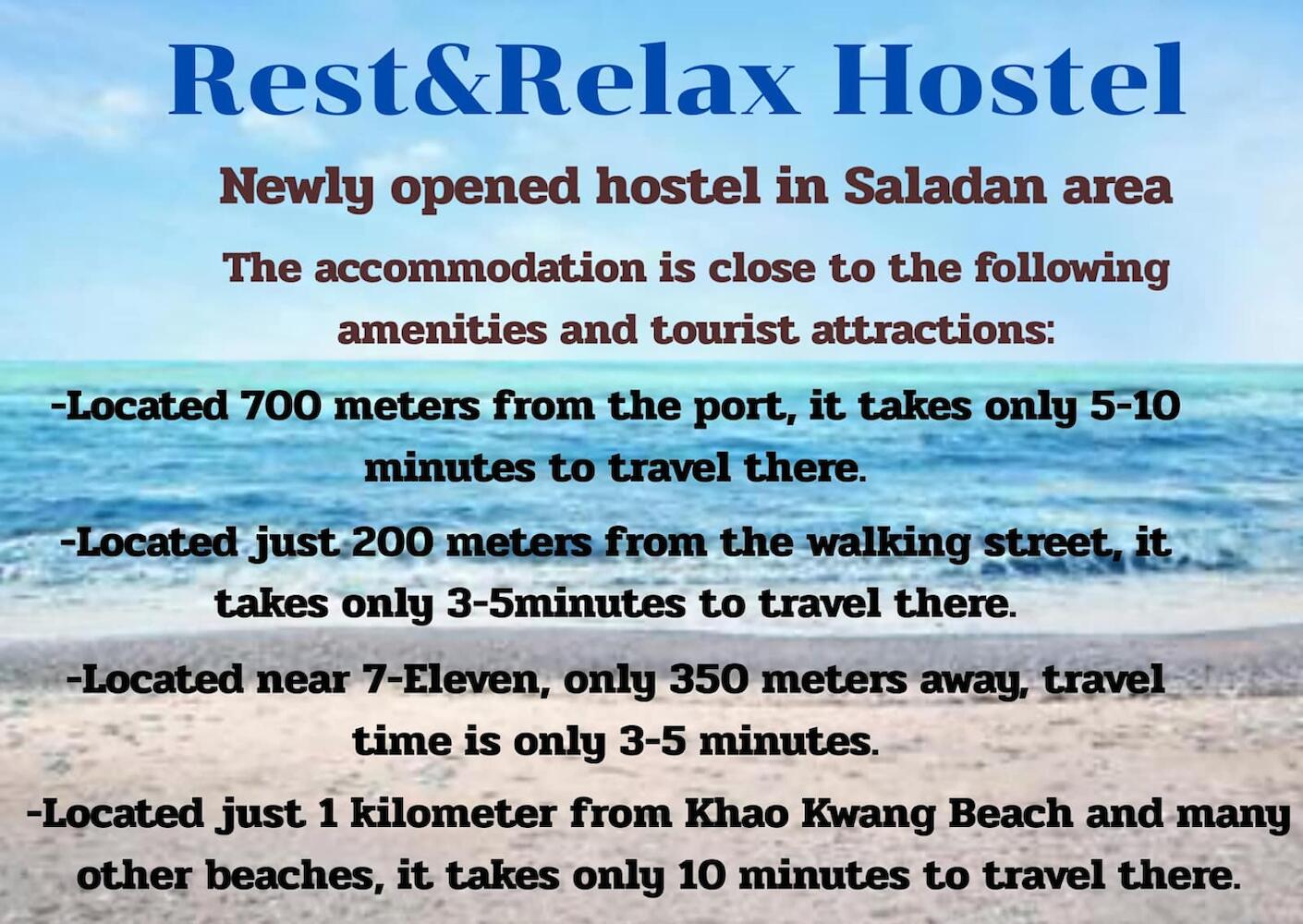 Rest & Relax Hostel, Koh Lanta