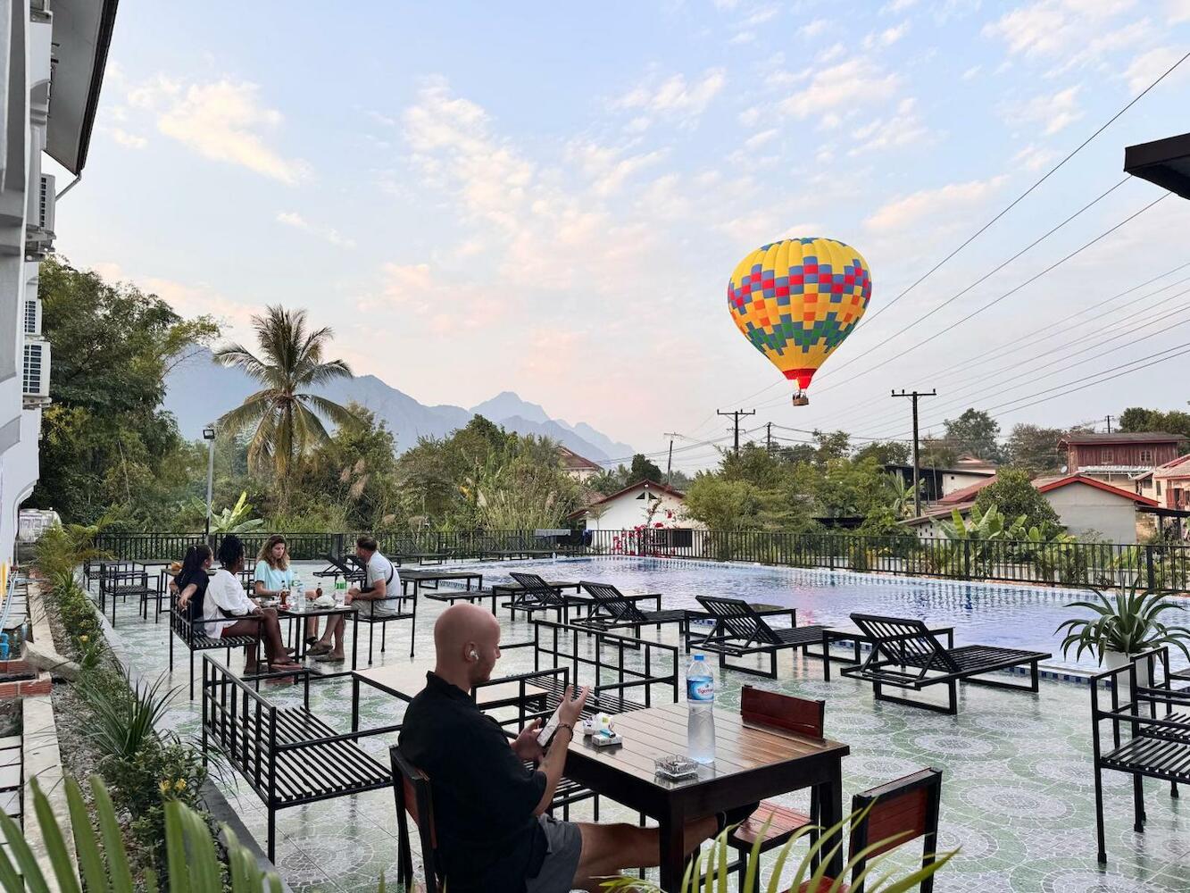 Jungle Backpackers Terrace View, Vang Vieng