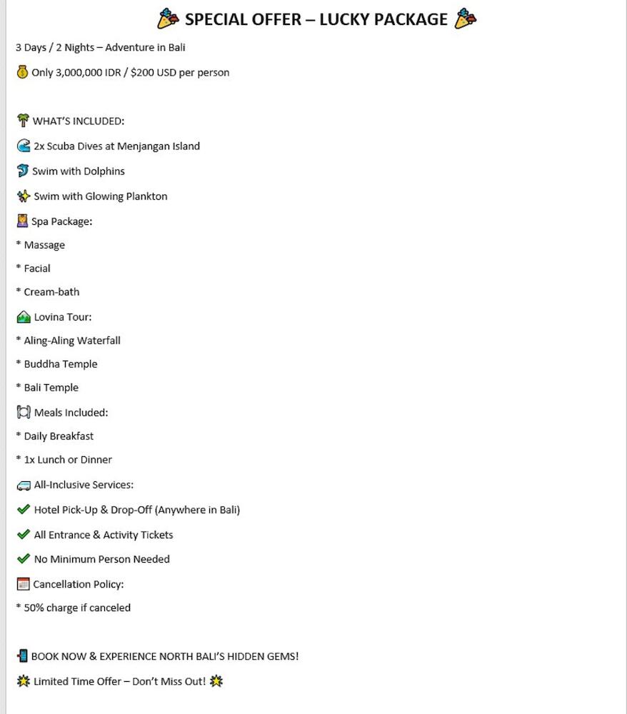 Family Hostel, Lovina Beach