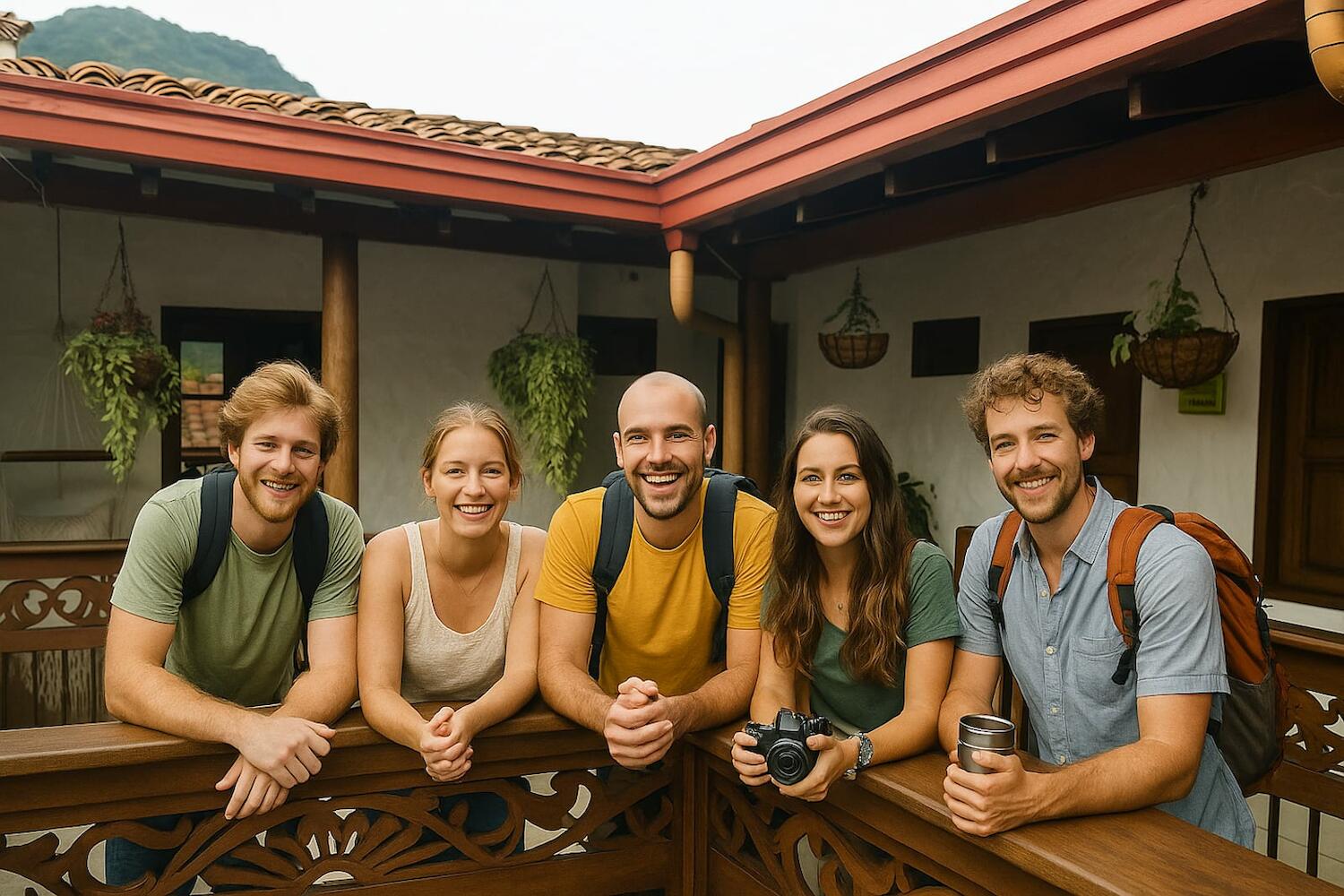 Sgt Pepper's Hostel, Jardin