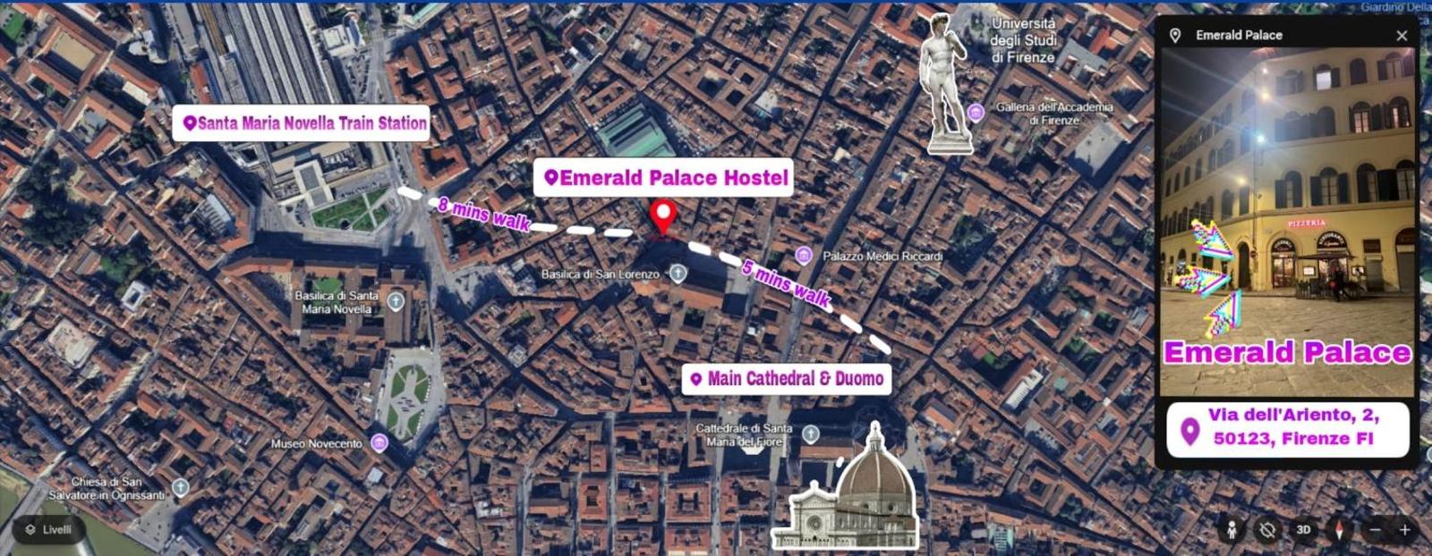 Emerald Palace B&B, Florence