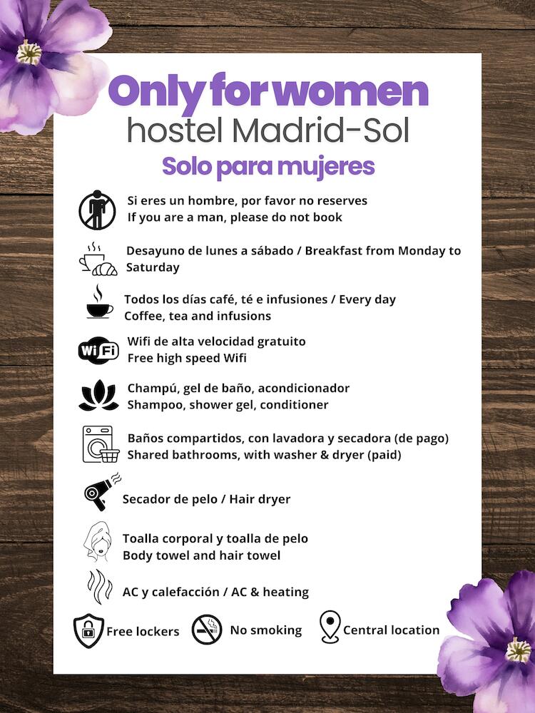Only For Women Hostel Madrid-sol