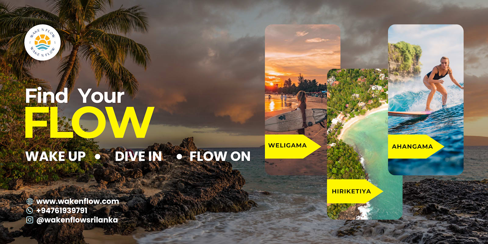 Wake N Flow, Ahangama - Kabalana Beach, Ahangama