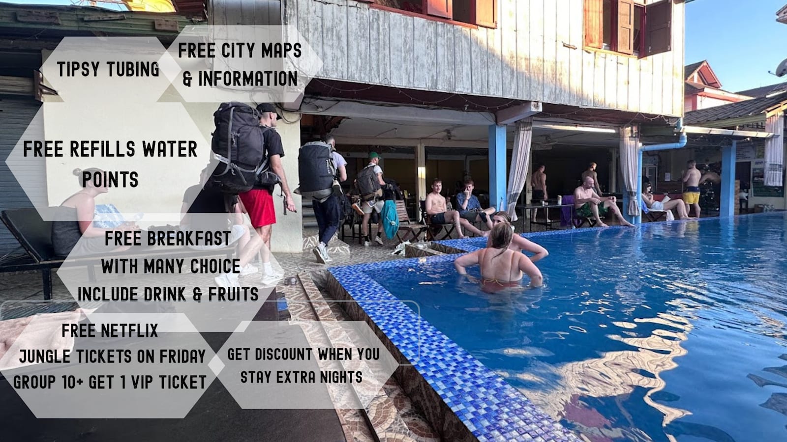 Vang Vieng Ruby Backpackers Hostel, Vang Vieng