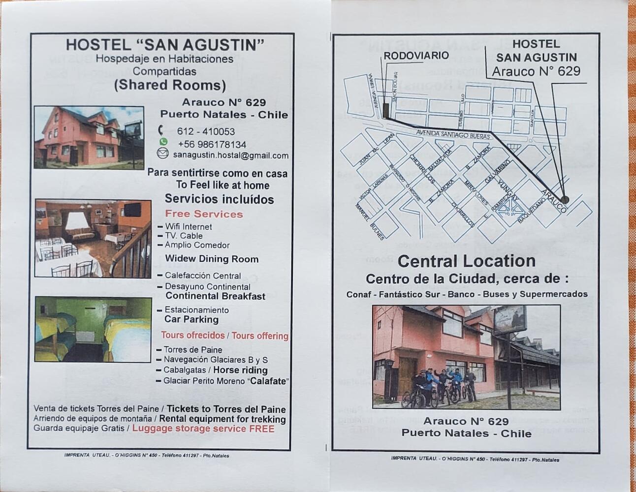 Hostal San Agustín, Puerto Natales