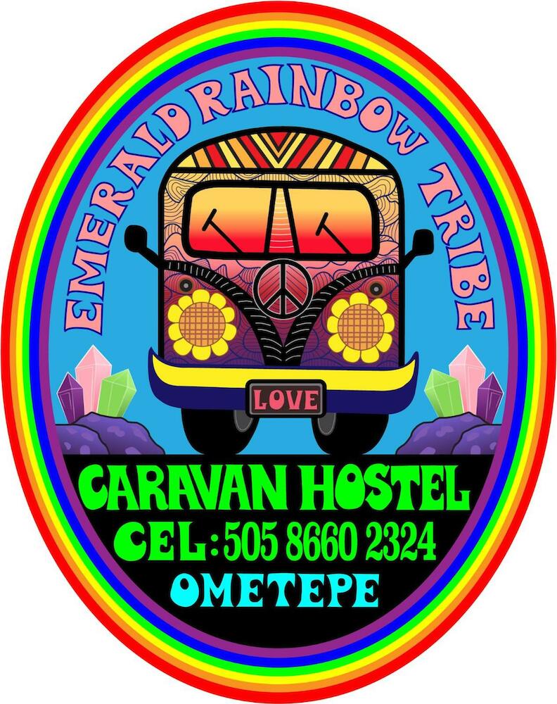 Emerald Rainbow Caravan Hostel, Ometepe
