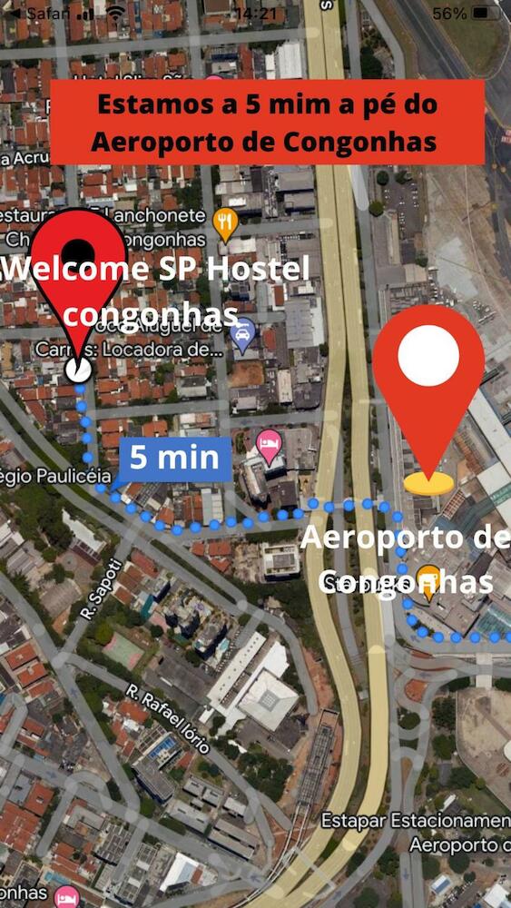 Welcome SP Hostel - Aeroporto de Congonhas
