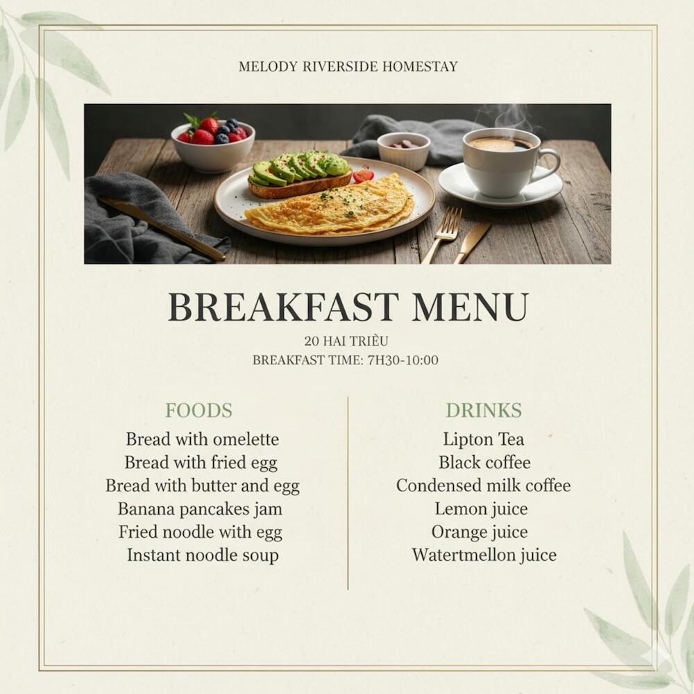 Melody Riverside Homestay, Huế