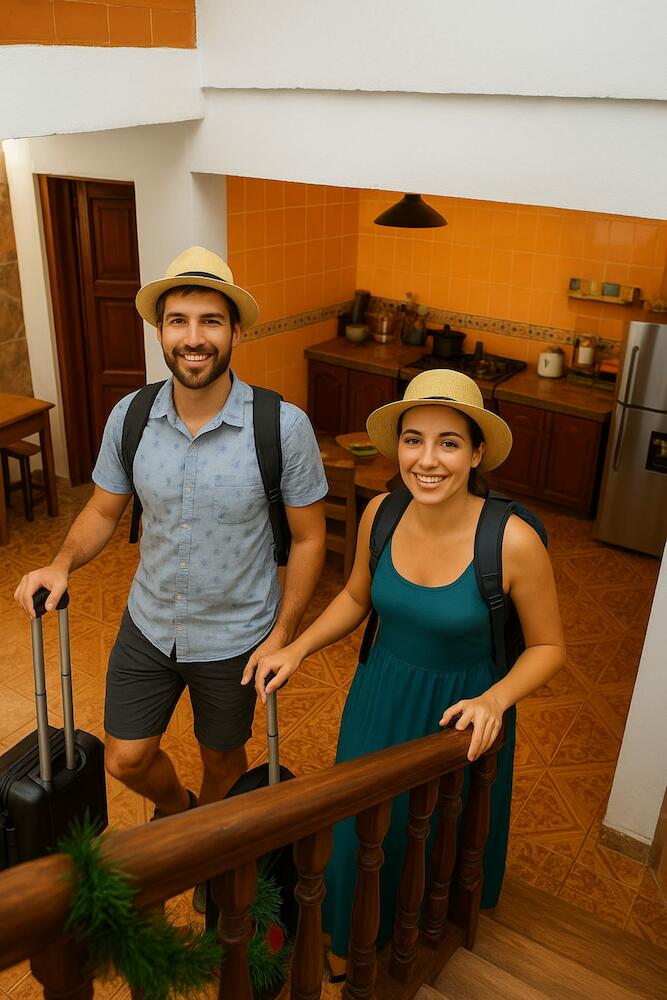 Hostal Café Racer, Jardin