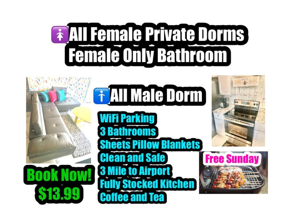 Miami International Hostel - Airport - Downtown- Wynwood - Little Havana Women O