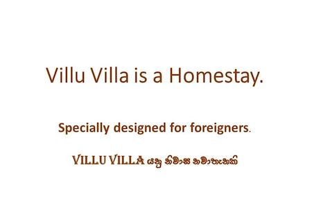 Villu Villa