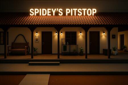 Spidey's Pitstop, Auroville