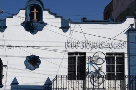 Blue Bicycle House