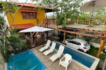 Caminito del Sol Cabaña MUY CERCA AL MAR- CABAÑA DE 7 a15 Personas, Carretal
