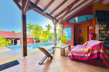 Best for Solo Traveler: Sunset Surf Camp, Saint-François