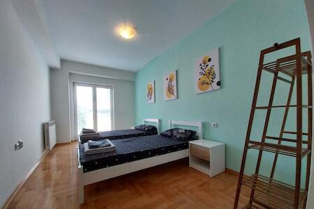 Spacious Hostel Rooms, Skopje