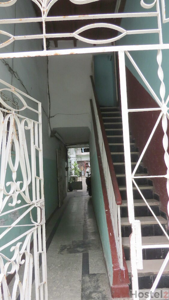 Front Gate and Stairway up to Hostel