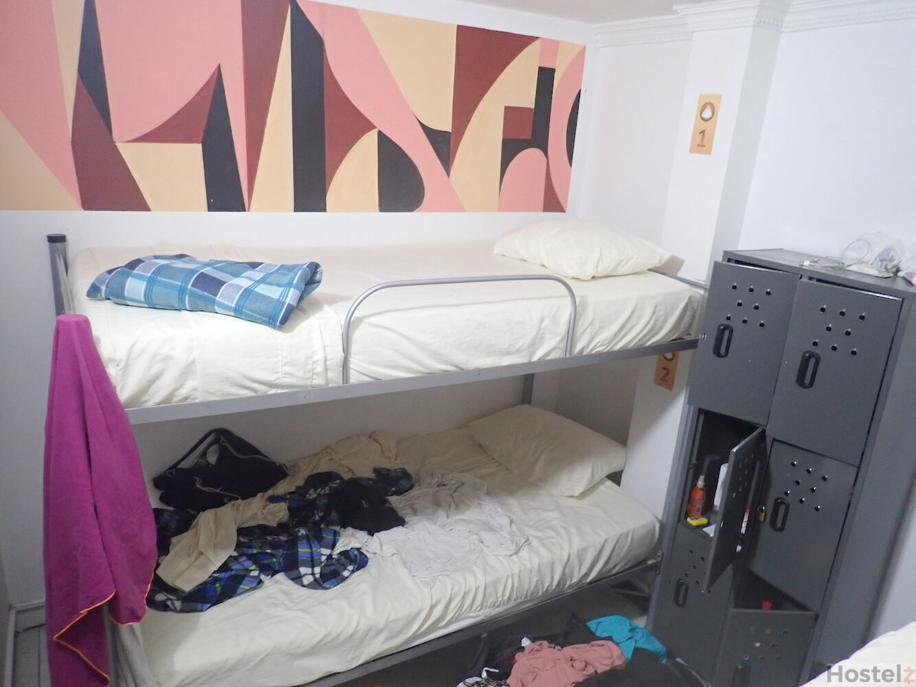 Downstairs dorm room