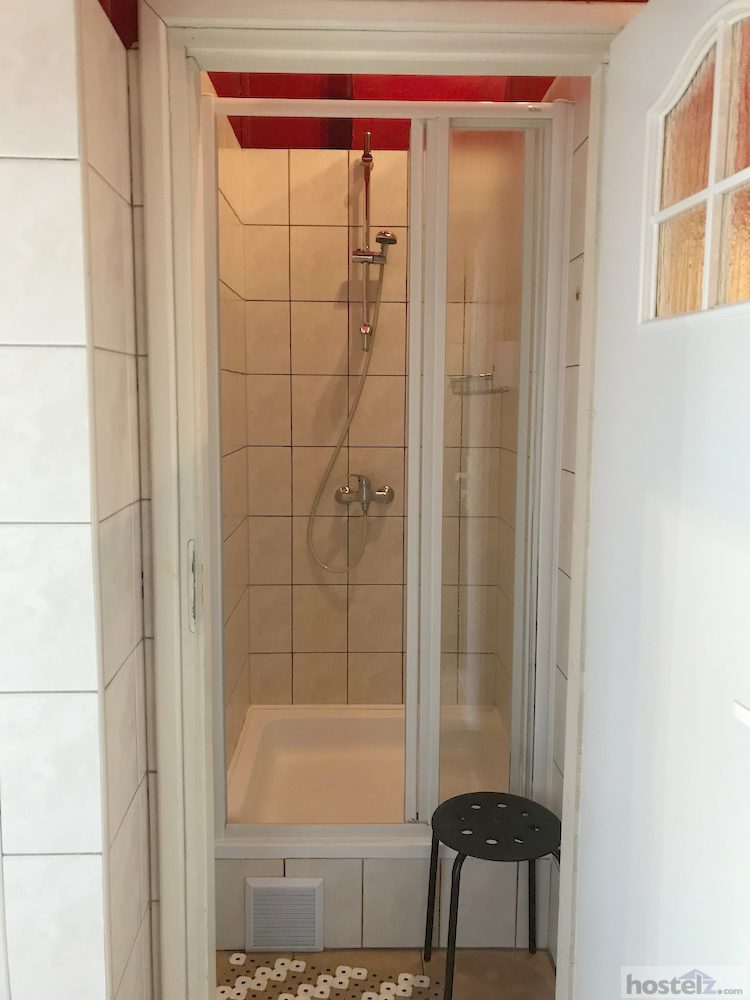 Shower in shared bathroom