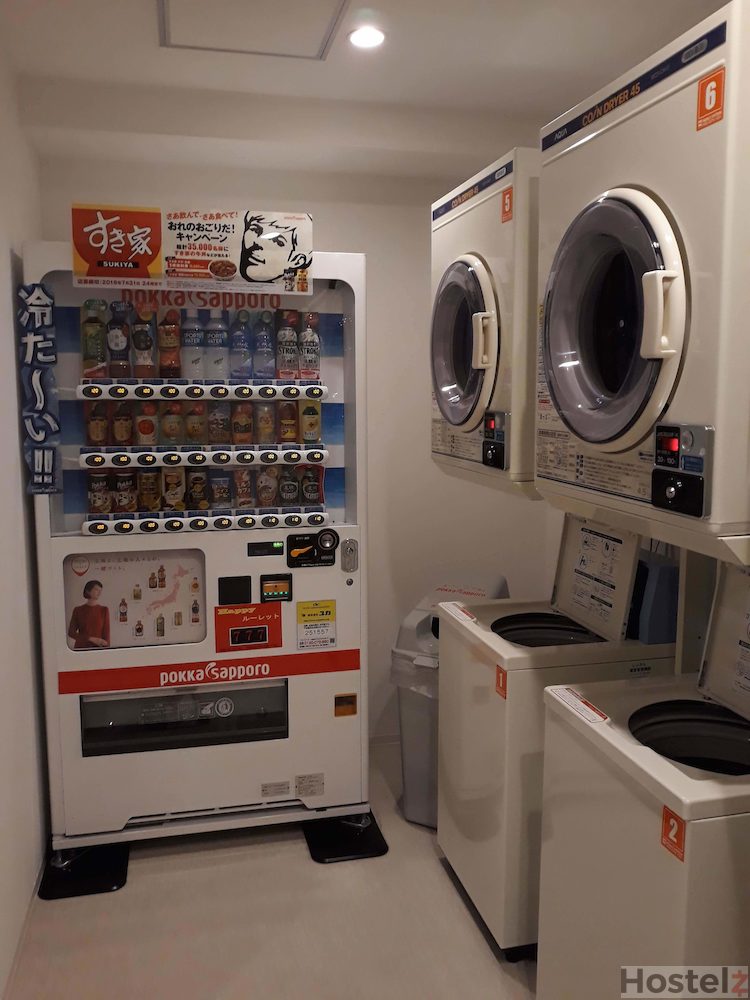Washing, drying,and vending machine
