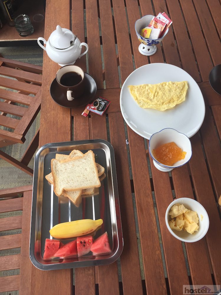 The included breakfast 