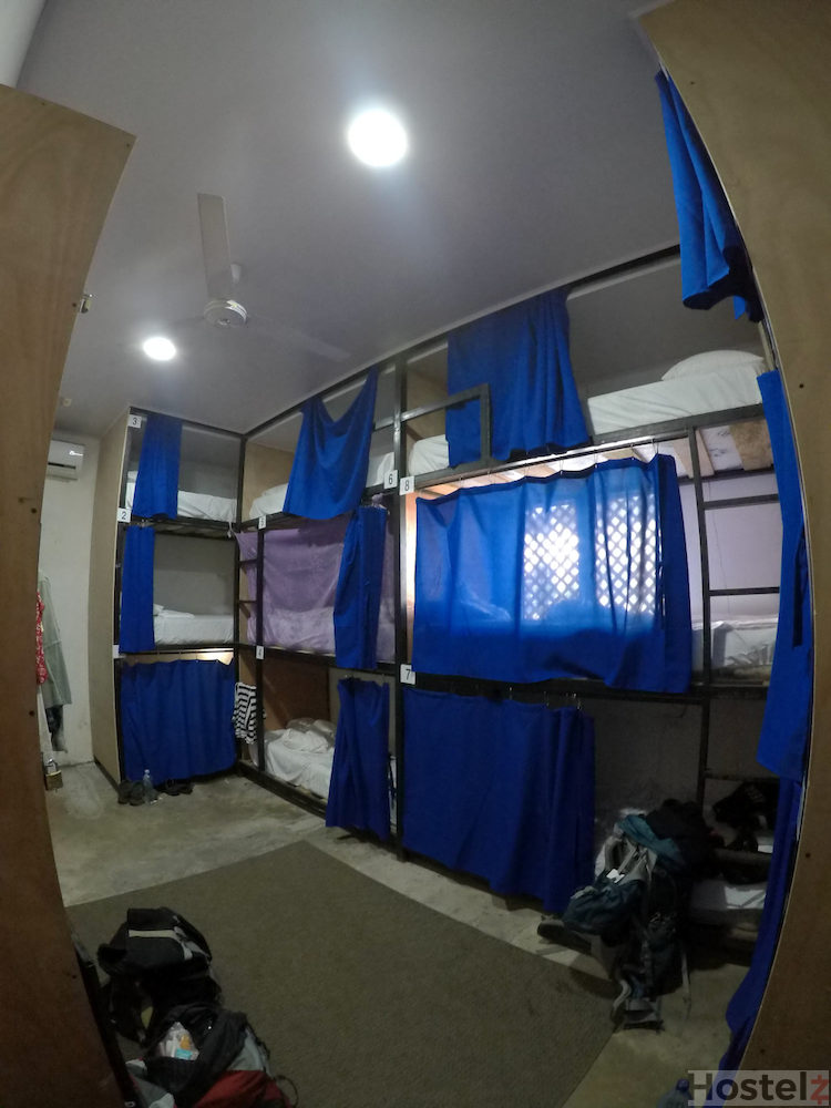 12-bed dorm room