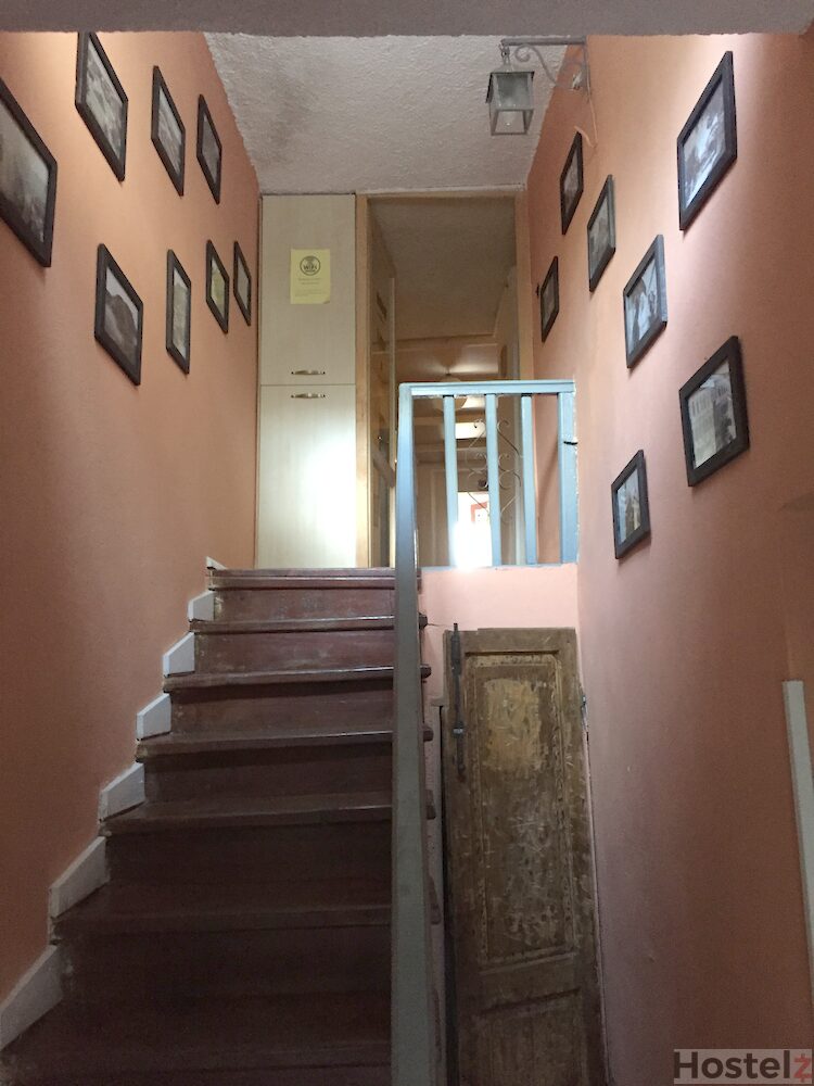 Stairs to the rooms