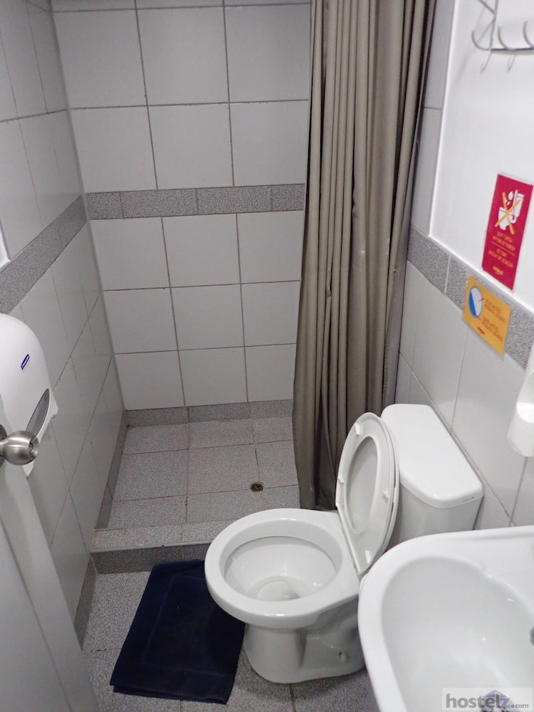 One of the shared bathrooms