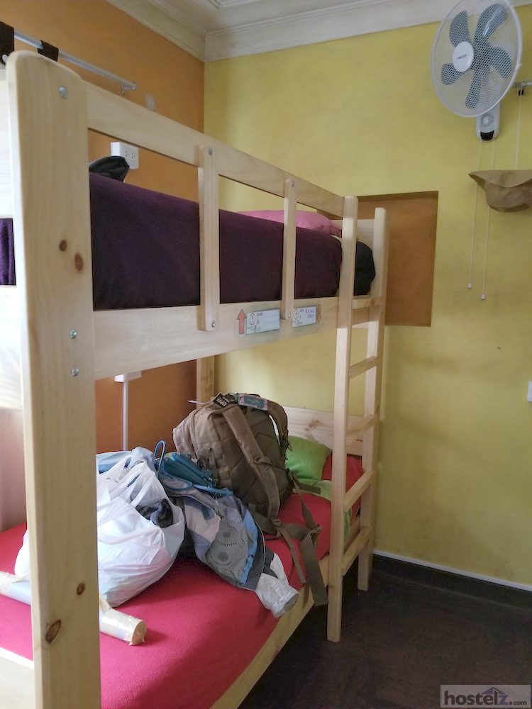 Bunk beds in dorm