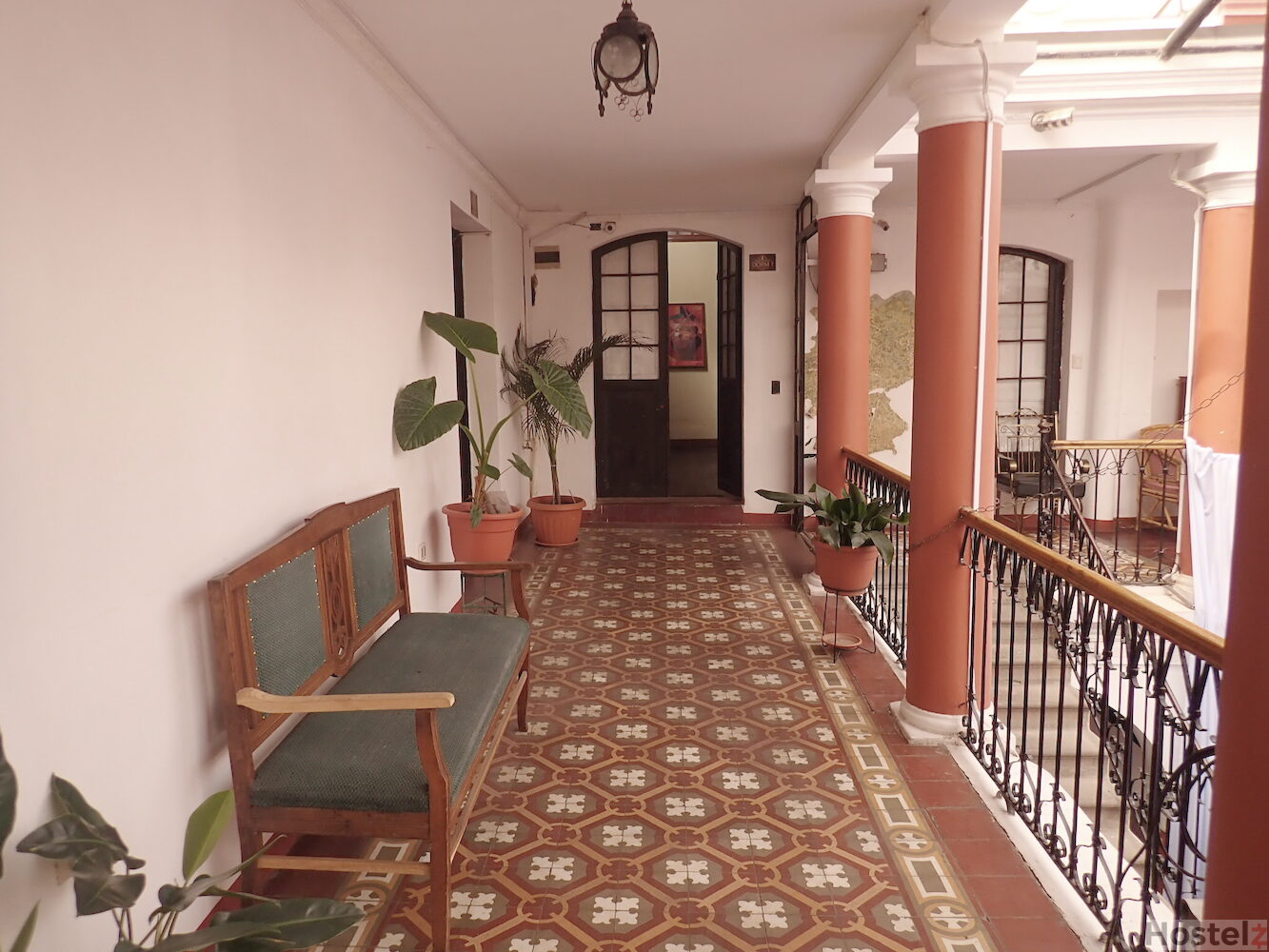 Indoor balcony / common area